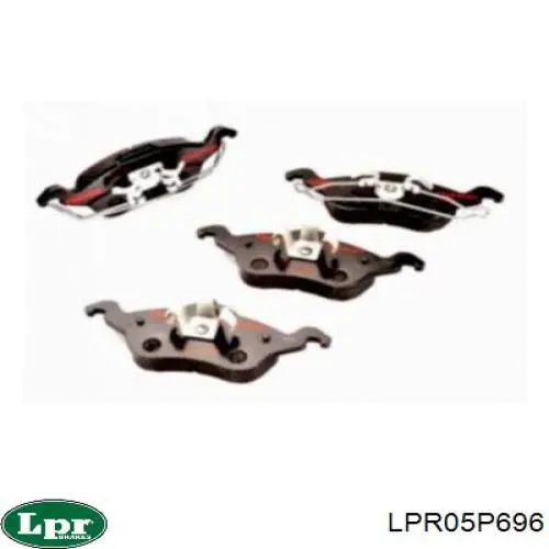 LPR05P696 LPR Колодки передние