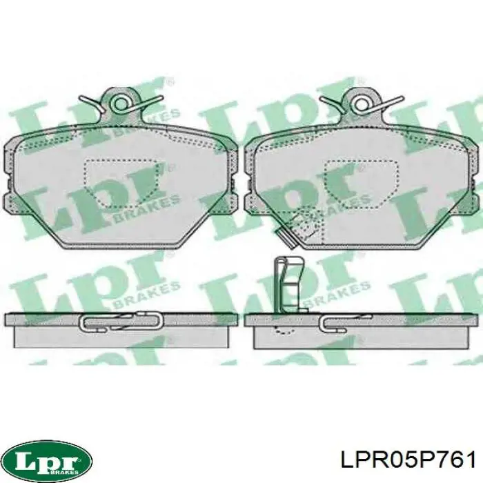 Передние тормозные колодки LPR05P761 LPR