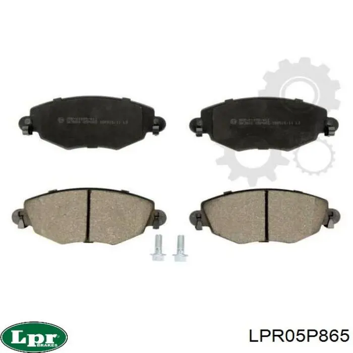 LPR05P865 LPR Колодки передние