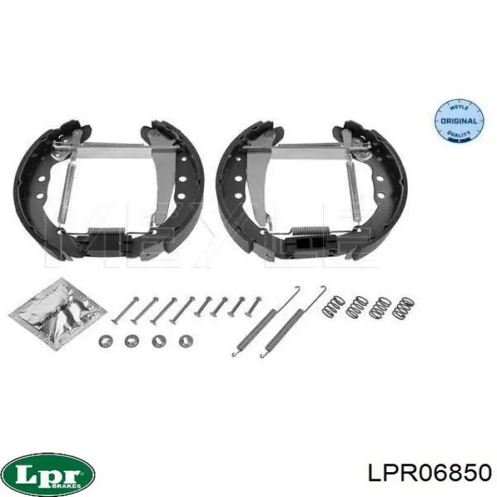 LPR06850 LPR Барабанные тормозные колодки