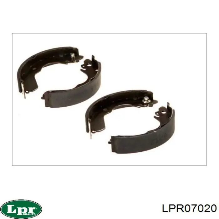 LPR07020 LPR Барабанные тормозные колодки