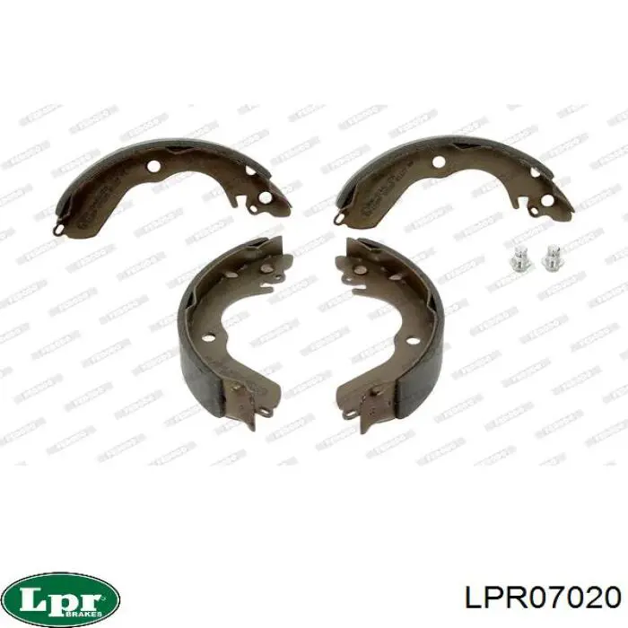 Тормоза рабочие задние ножные и тормозные барабаны LPR LPR07020 цена, от 14.99 USD