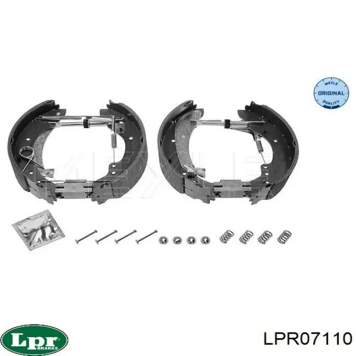 LPR07110 LPR Барабанные тормозные колодки