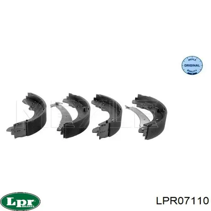 Тормоза рабочие задние ножные и тормозные барабаны LPR LPR07110 цена, от 27.99 USD