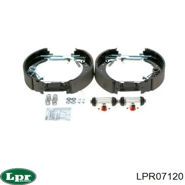 LPR07120 LPR Барабанные тормозные колодки