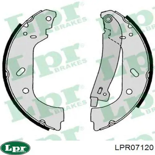 Тормоза рабочие задние ножные и тормозные барабаны LPR LPR07120 цена, от 27.75 USD