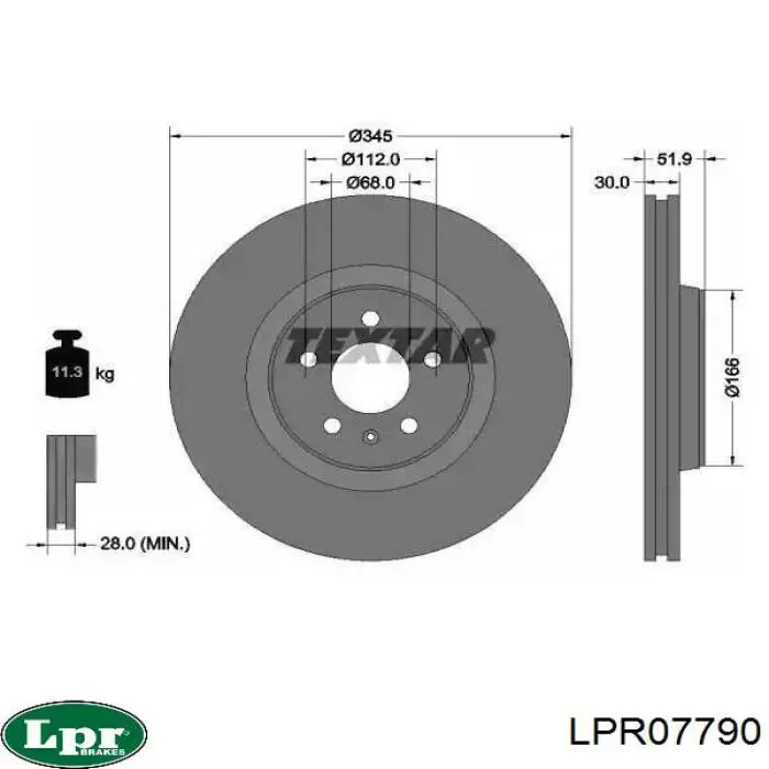 Тормоза рабочие задние ножные и тормозные барабаны LPR LPR07790 цена, от 28.54 USD