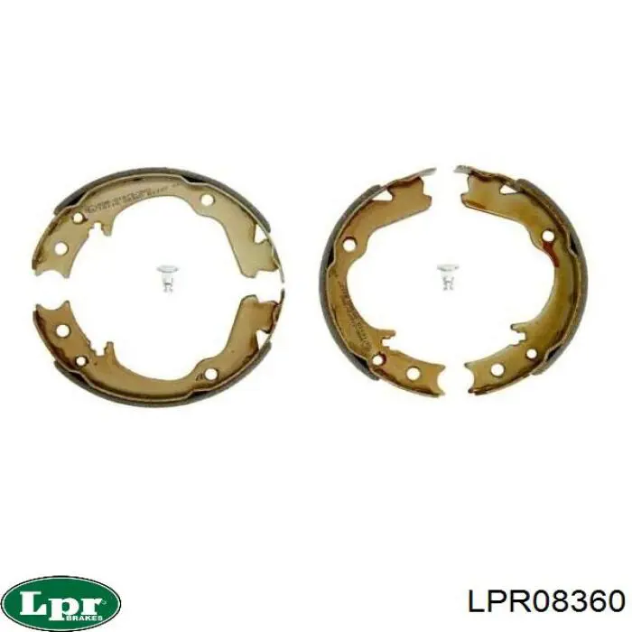 Колодки ручника LPR08360 LPR