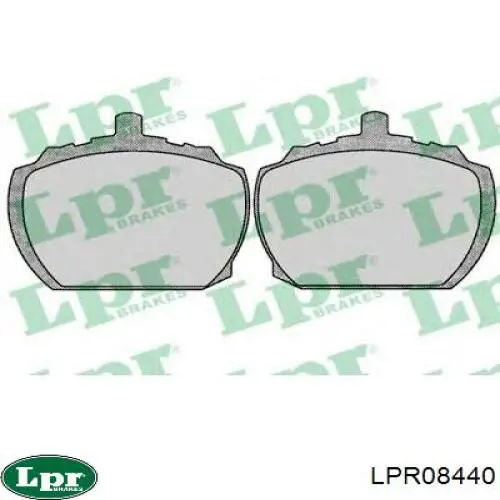 Купить LPR08440 LPR Задние барабанные тормозные колодки