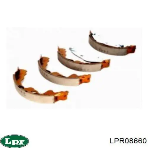 LPR08660 LPR Барабанные тормозные колодки