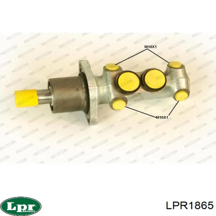 Цилиндр главный тормоза (гидротормозов) LPR LPR1865 цена, от 31.40 USD