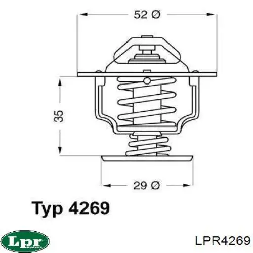 Купить LPR4269 LPR Цилиндр тормозной колесный