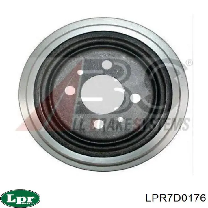 LPR7D0176 LPR барабан тормозной задний