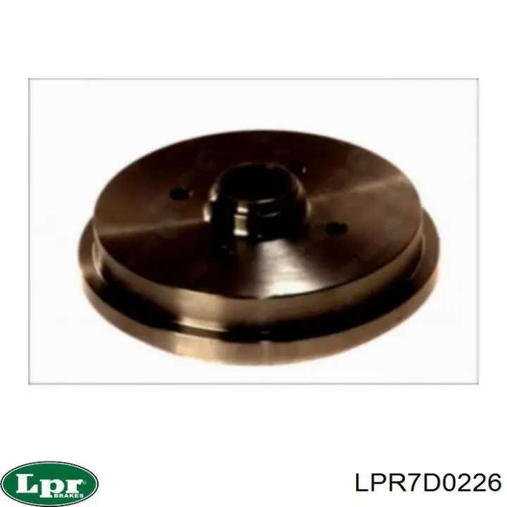 LPR7D0226 LPR барабан тормозной задний