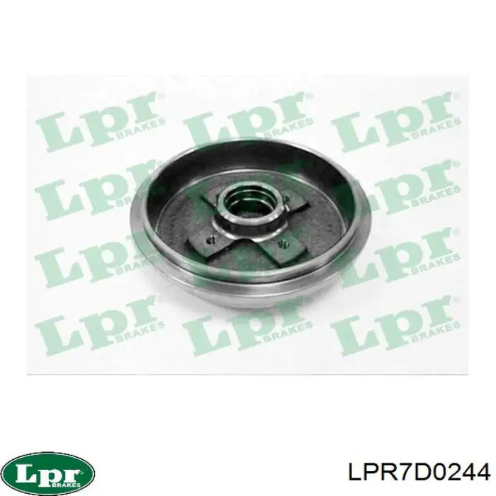 LPR7D0244 LPR барабан тормозной задний