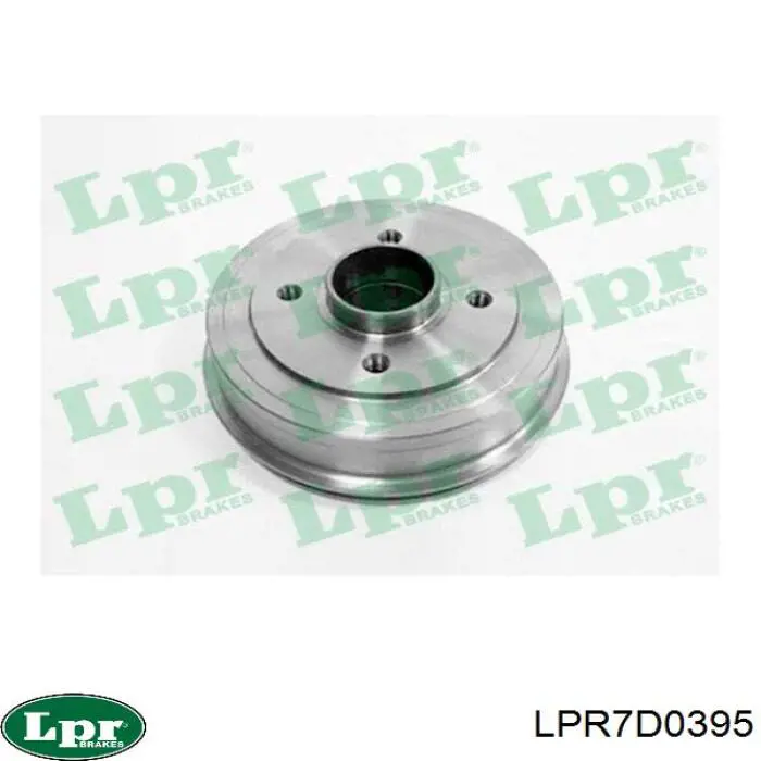 Купить LPR7D0395 LPR Тормозной барабан
