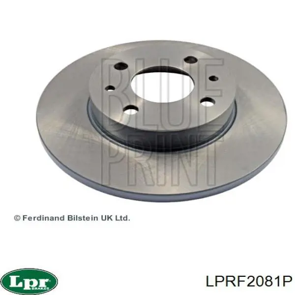 LPRF2081P LPR диск тормозной задний