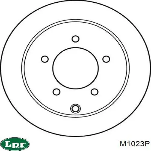Задний дисковый тормоз LPR M1023P