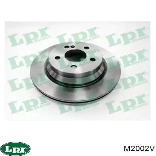 M2002V LPR диск тормозной задний