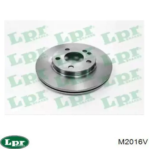 M2016V LPR диск тормозной передний