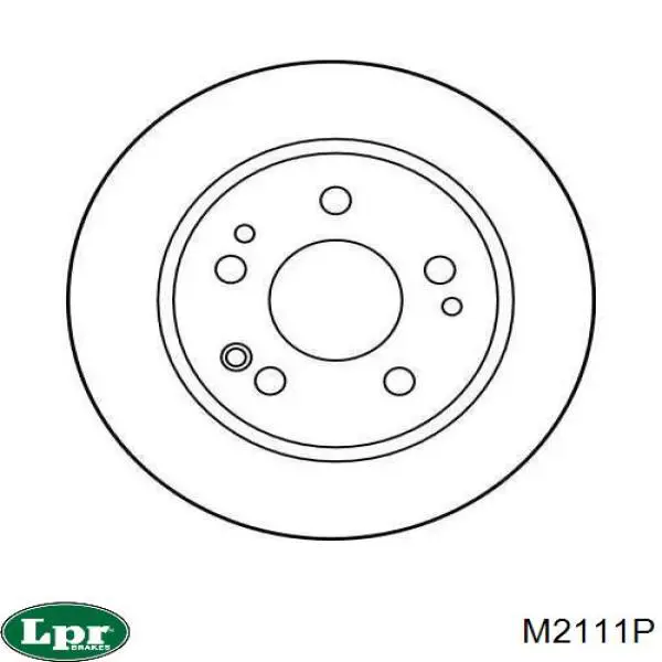 Передний тормозной диск LPR M2111P