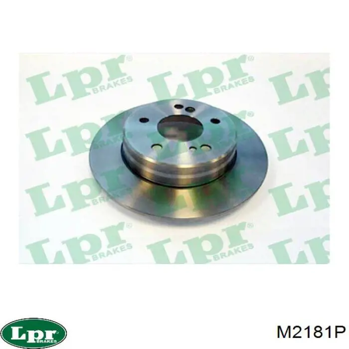 M2181P LPR диск тормозной задний