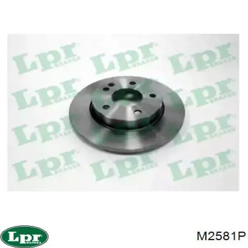 M2581P LPR диск тормозной передний