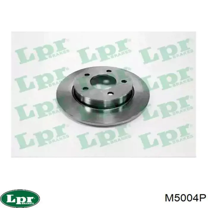 M5004P LPR диск тормозной задний