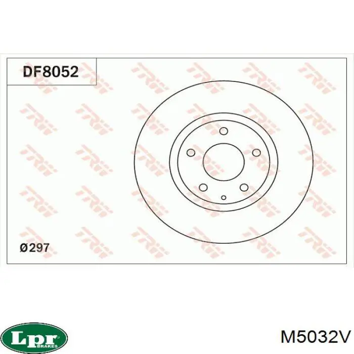 Передние тормозные диски M5032V LPR