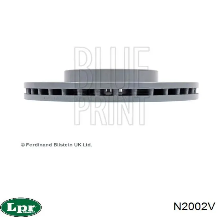Тормоз дисковый передний LPR N2002V цена, от 39.84 USD