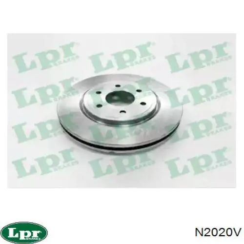 N2020V LPR диск тормозной передний