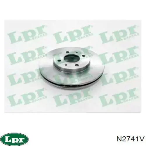 N2741V LPR диск тормозной передний