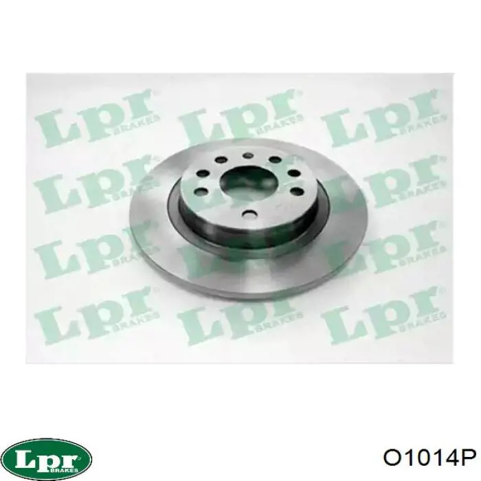 O1014P LPR диск тормозной задний