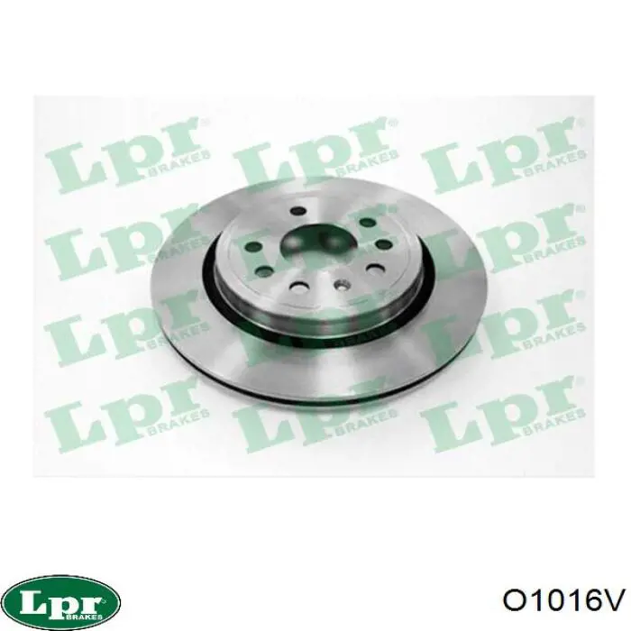 O1016V LPR диск тормозной задний