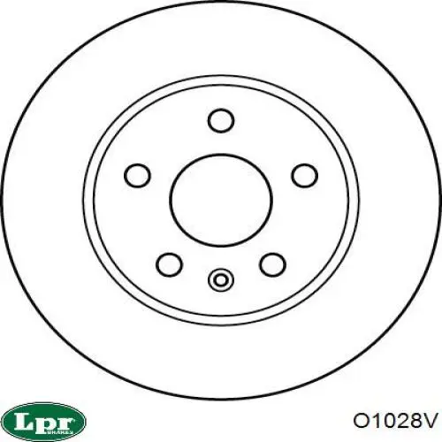 Передние тормозные диски O1028V LPR