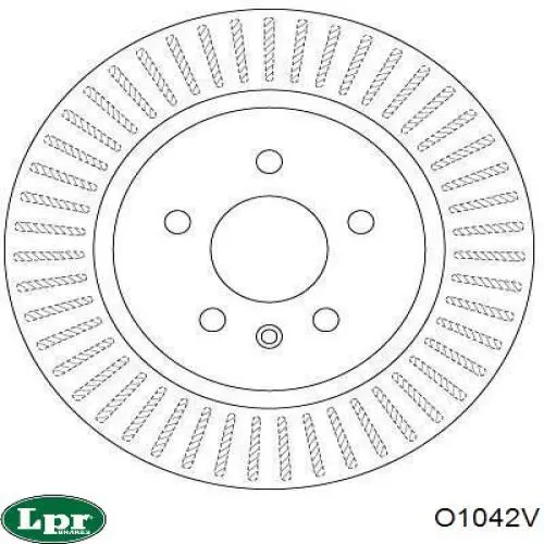 Задний дисковый тормоз LPR O1042V
