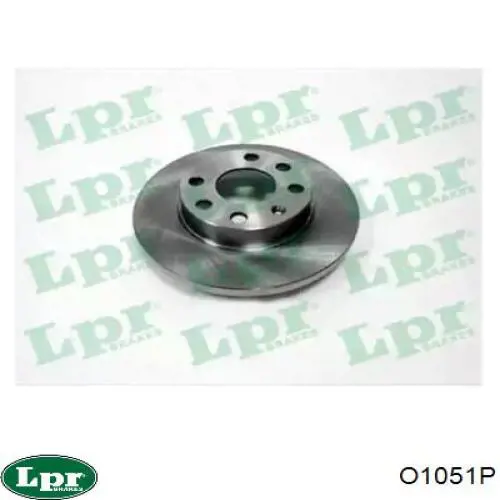 Диск гальмівний передній O1051P LPR