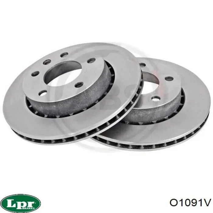 Передний тормозной диск LPR O1091V