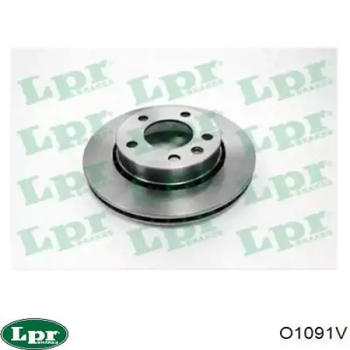 O1091V LPR Диск тормозной передний