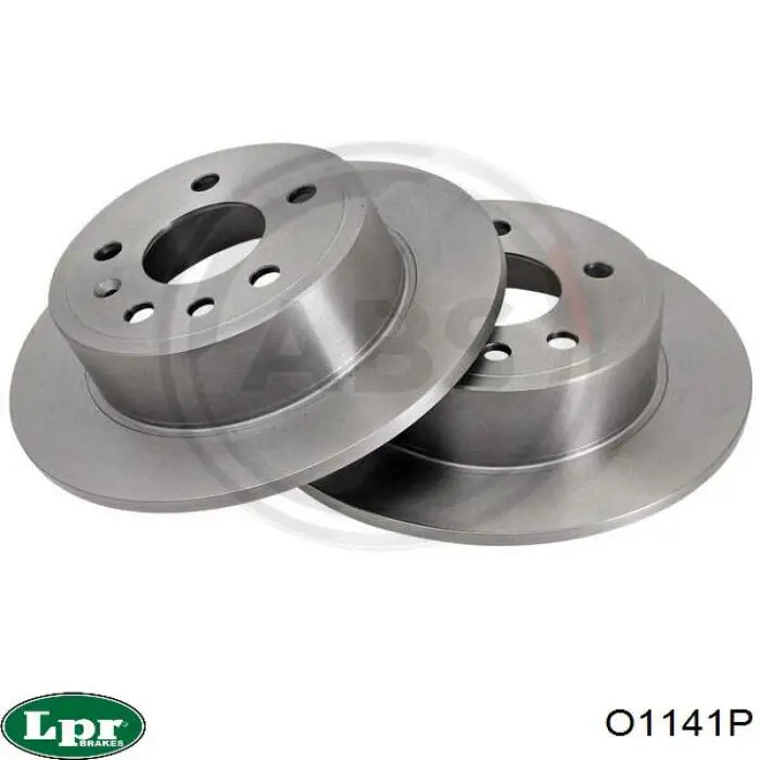 Задний тормозной диск LPR O1141P цена, от 22.55 USD