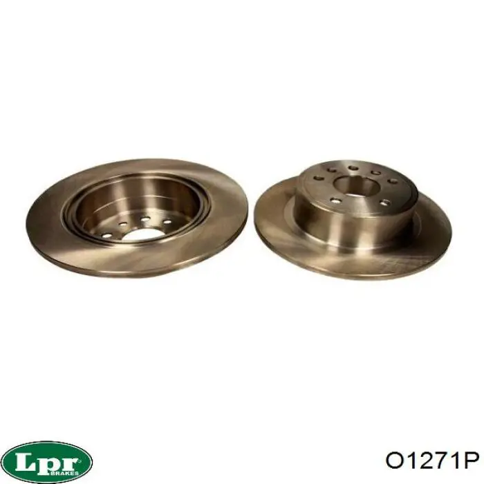 Купить O1271P LPR Диск тормозной задний