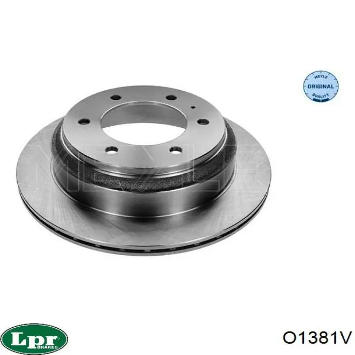 Задний тормозной диск LPR O1381V цена, от 38.78 USD