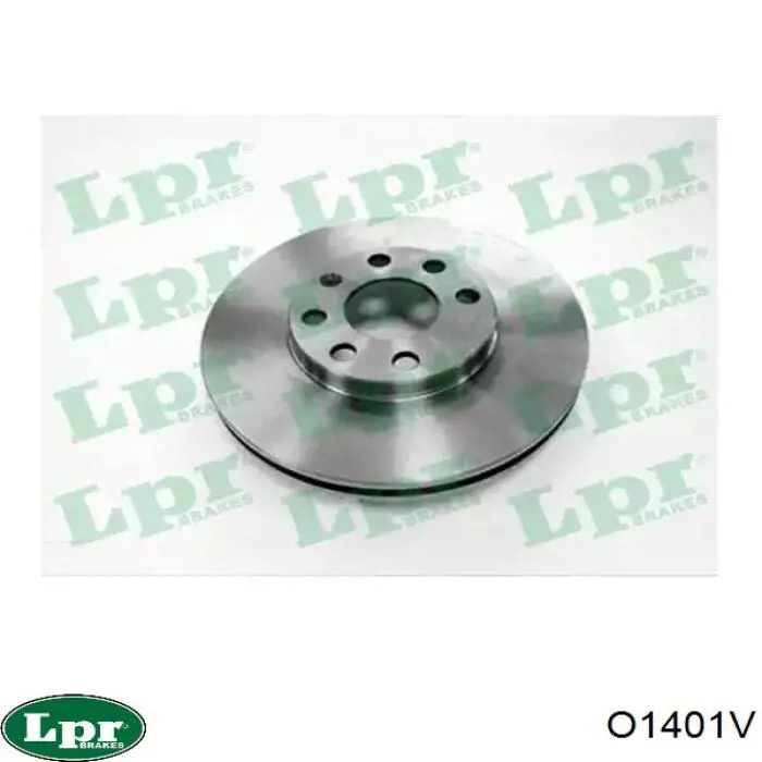 O1401V LPR диск тормозной передний