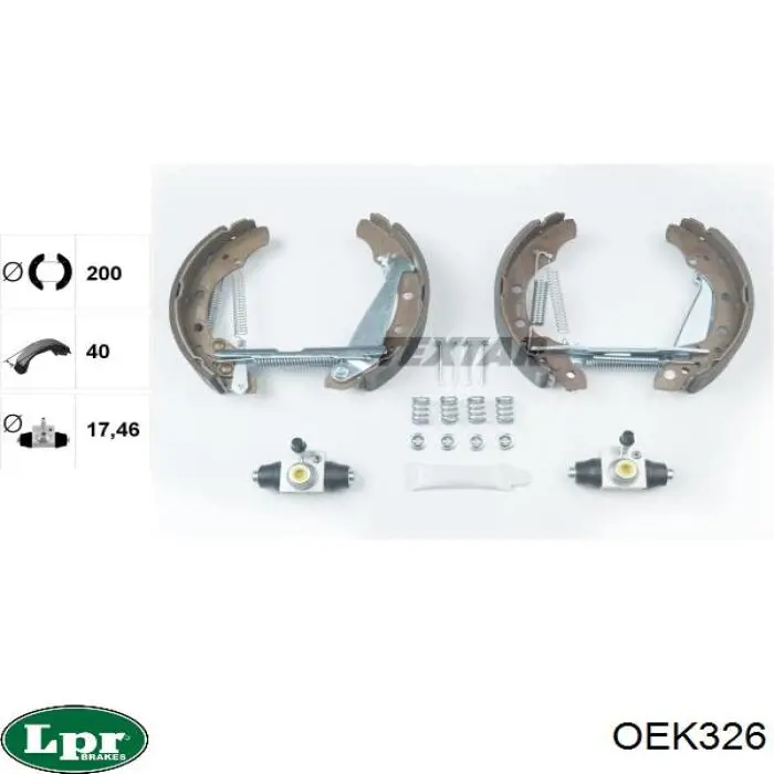 Тормоза рабочие задние ножные и тормозные барабаны Samko KEG326 цена, от 41.20 USD