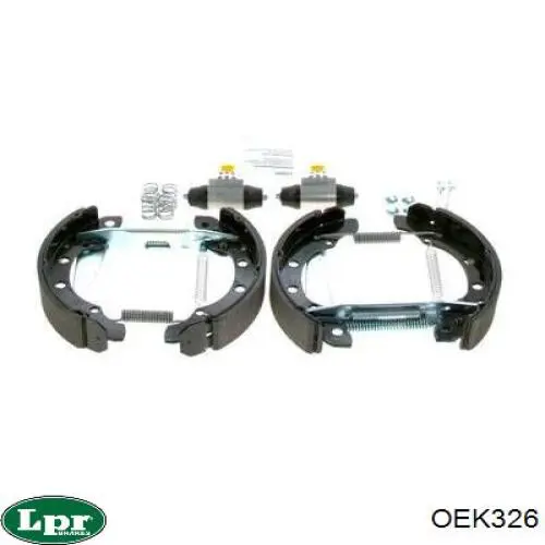 Купить KEG326 Samko Задние барабанные тормозные колодки