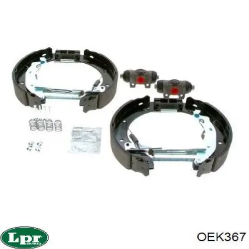 Тормоза рабочие задние ножные и тормозные барабаны LPR OEK367 цена, от 58.58 USD