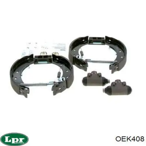 Купить OEK408 LPR Задние барабанные тормозные колодки