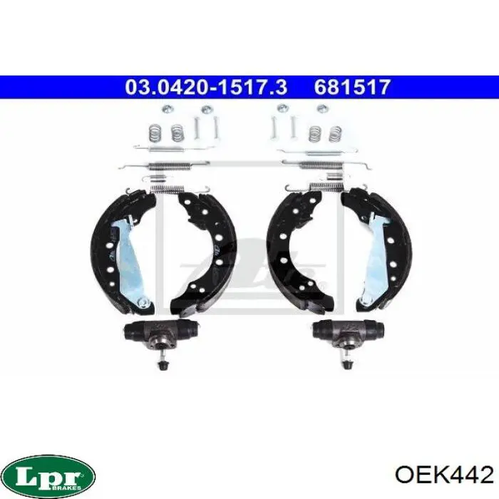 OEK442 LPR Тормоза в сборе