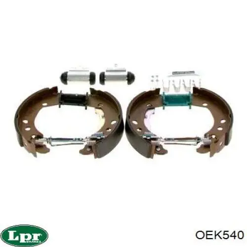Задние барабанные колодки OEK540 LPR