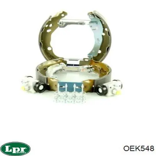 OEK548 LPR колодки тормозные задние барабанные, в сборе с цилиндрами, комплект